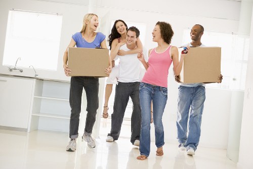 House removalists loading a family home move in Richmond upon Thames