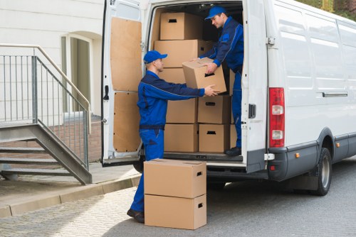 Moving furniture through a Richmond upon Thames property with care