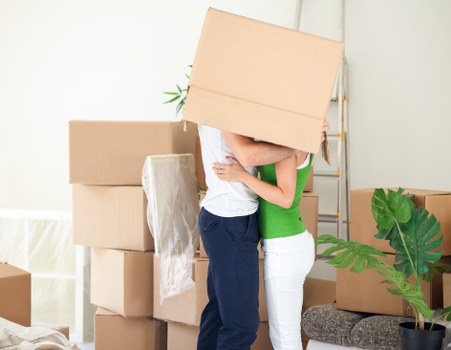 Office move logistics in a local Richmond business area