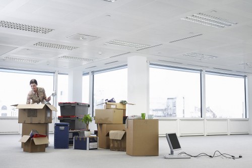 Packing and loading service for a Richmond office relocation